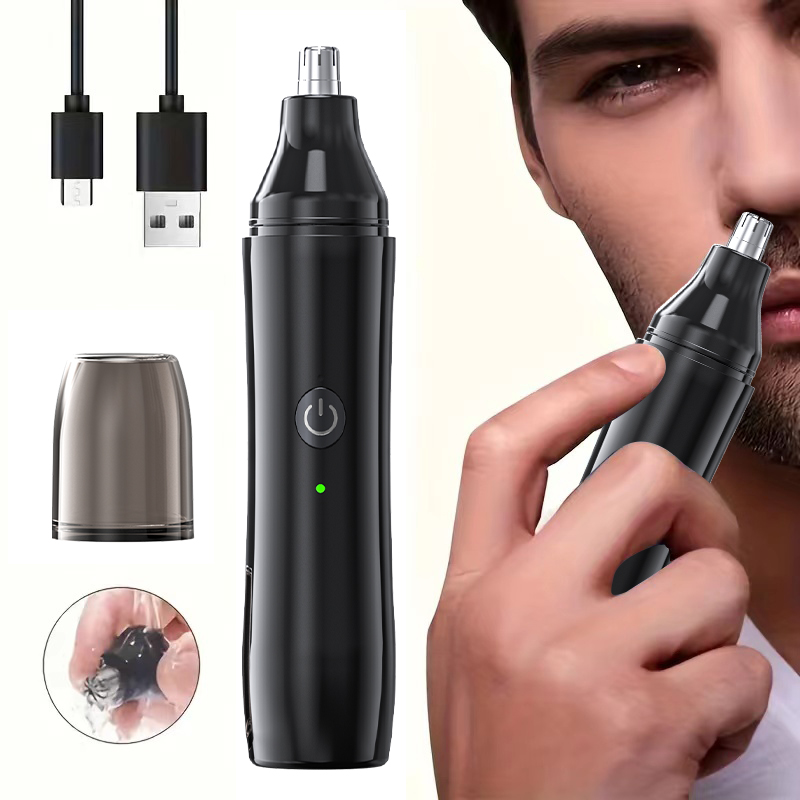 Men'S Grooming Hair Removal - 充電式鼻毛トリマーと男性用顔の毛の除去器 鼻毛シェーバー 鼻のクリアランス用 - ポータブルグルーミングツール