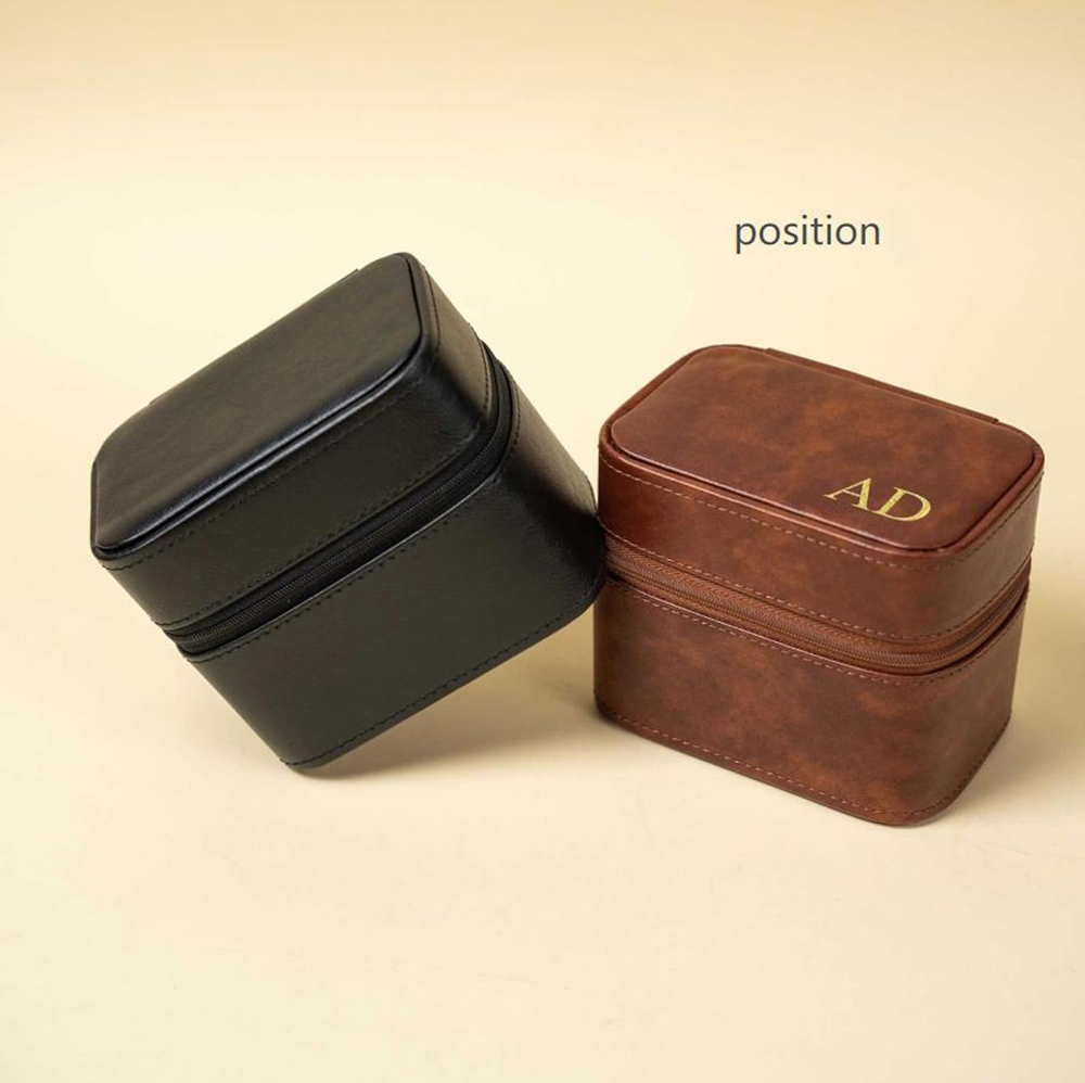 男性用パーソナライズウォッチボックス、トラベルジュエリーケー - Men'S Grooming Wedding Day のレビューと価格