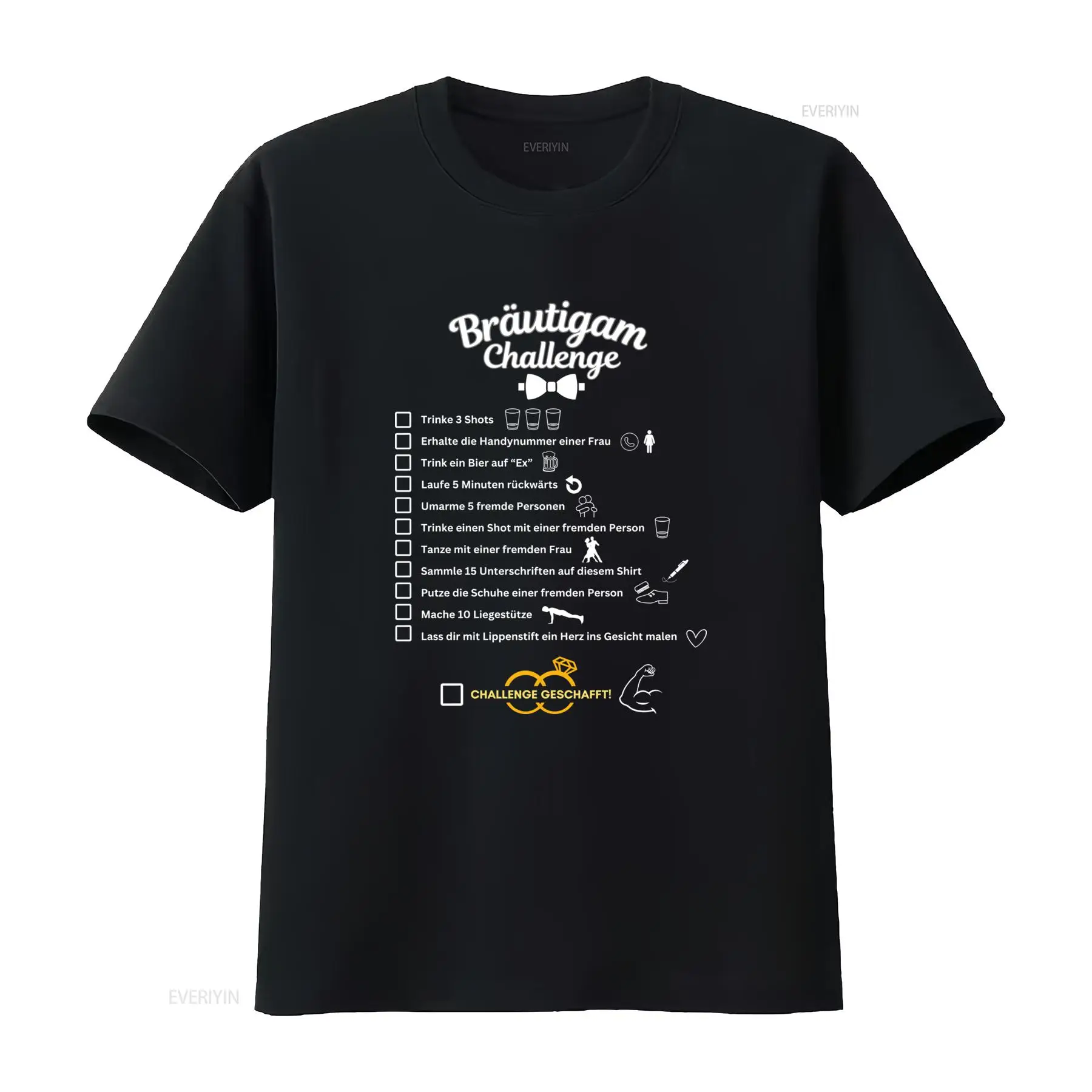 新郎チャレンジ Tシャツ 男性用 面白い独身者パーティーのタ - Men'S Grooming Ideas のレビューと価格