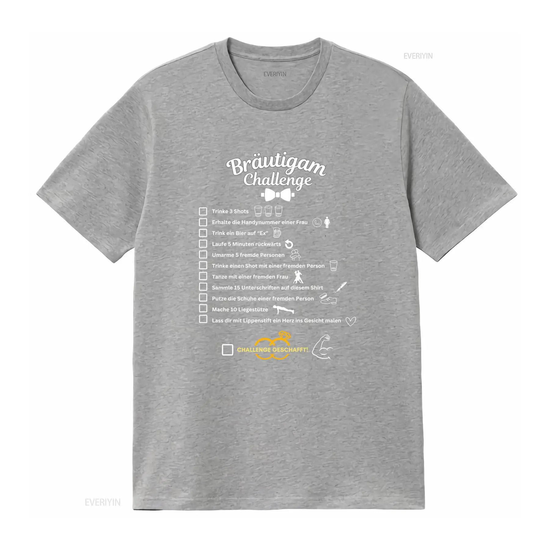 新郎チャレンジ Tシャツ 男性用 面白い独身者パーティーのタ - Men'S Grooming Ideas のレビューと価格