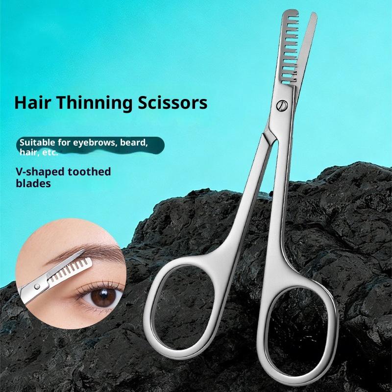 1 個ステンレス鋼眉毛トリマーはさみ男性 & 女性用精密グル - Men'S Grooming Hair Removal のレビューと価格